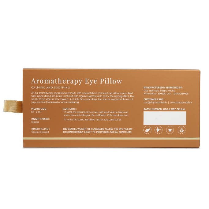 Aromatherapy Eye pillow Yellow – 280 gms