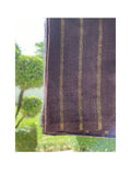 Zari Cashmere: Enticing Wines - Nuaah | An Indian Bazaar - Striped Stole in Zari and Cashmere