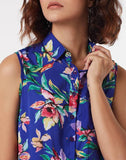 Sleeveless Floral Shirt - Nuaah | An Indian Bazaar - SHIRT