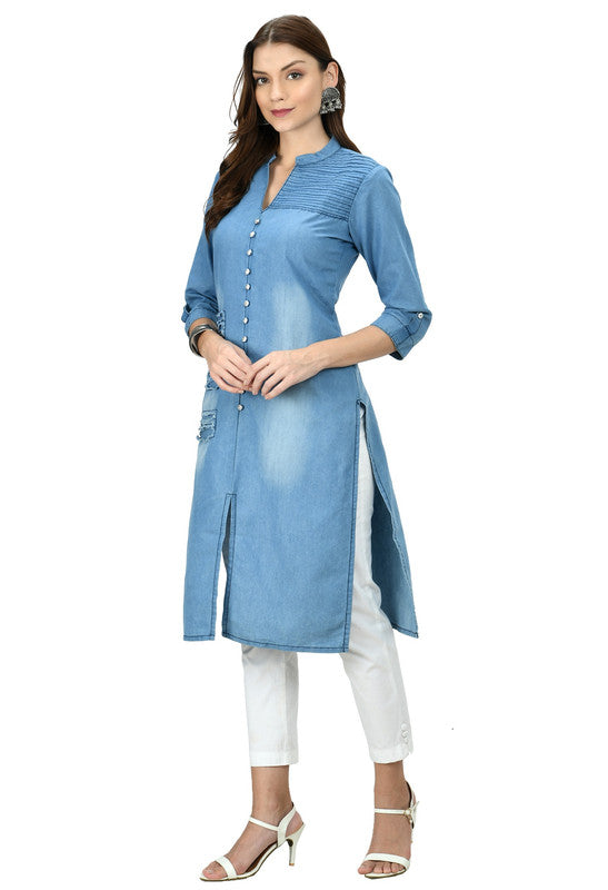 Buy Smart Choice Designer Cotton Silk Printed Short Kurti/Kurta/Tunic Top  for Women & Girls On Jeans Or Skirt Online at desertcartINDIA