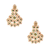 Handcrafted Kundan Studded Gold Toned Earring