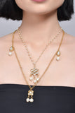 Multilayered Kundan Embellished Necklace