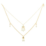 Multilayered Kundan Embellished Necklace