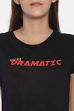 Over Dramatic Black T Shirt