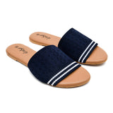 Navy Blue Sweat Absorbant Casual Flats