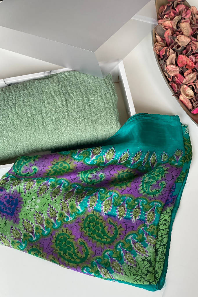 Cotton Silk Scarves: Gift Box 3