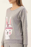 Peace Bunny Winter Pajama Set - Nuaah | An Indian Bazaar - PAJAMA SET