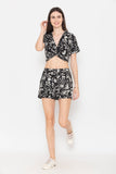 Mid-Night Co-Ord Set With Shorts