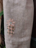 Peach Pinapple Stole - Nuaah | An Indian Bazaar - Stole