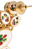 Kundan Inspired Multi-coloured Earrings