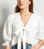 Anglaise Tie Blouse