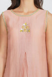 Sequin Flower Asymmetrical Dress