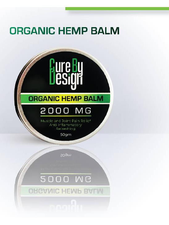 Organic Hemp Balm 2000mg CBD