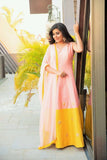 Classy Pink Yellow Suit Set