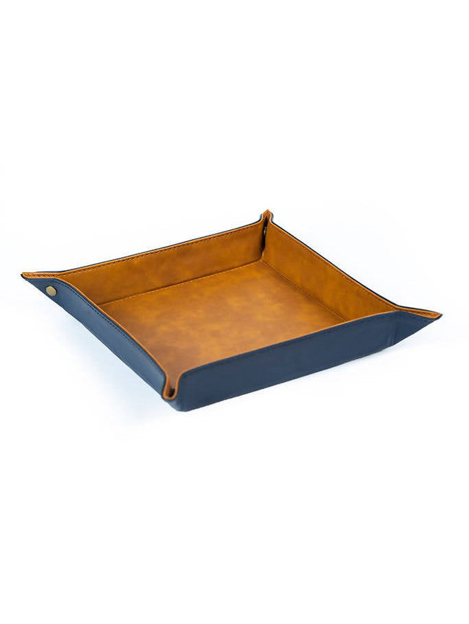 The Desk Tray: Blue & Brown