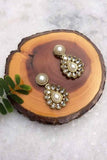 Pearl and Kundan Drop Earrings - Nuaah | An Indian Bazaar - Earrings