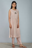 Satrangi Bella Buti Clay Rose Tunic Set - Nuaah | An Indian Bazaar - Top, Tunic, Pants