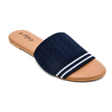 Navy Blue Sweat Absorbant Casual Flats