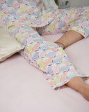Rainbow Dreams Pajama Set With Eye Mask