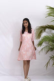 Peach Kali Dress - Nuaah | An Indian Bazaar - SHORT DRESS