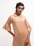Light Orange Shirt Dress