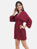 Exaggerated Sleeve Dress