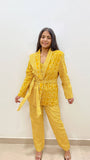 Siena Pant Suit In Mustard