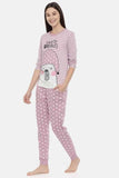Sweet Dreams Full Sleeve Pajama Set - Nuaah | An Indian Bazaar - PAJAMA SET