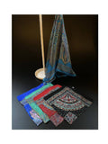 Printed Silk Square Scarves - Nuaah | An Indian Bazaar - Unisex