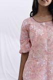 Peach Kali Dress - Nuaah | An Indian Bazaar - SHORT DRESS