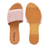 Baby Pink Sweat Absorbant Casual Flats