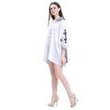Simply White Shirt Dress - Nuaah | An Indian Bazaar - SHIRT DRESS