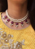 Kundan Pearl Stone Necklace